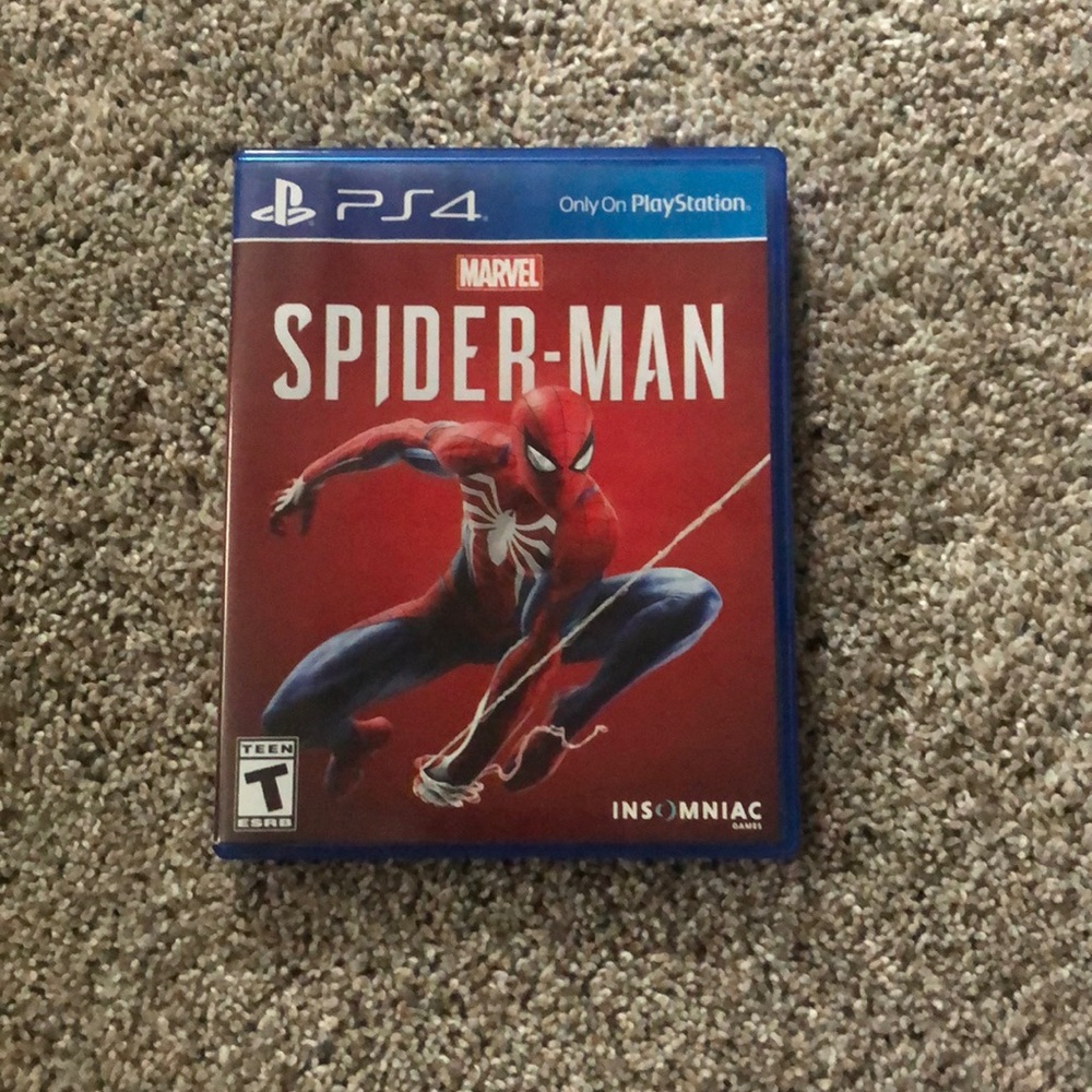 Marvel spider man ps4 game in great condition